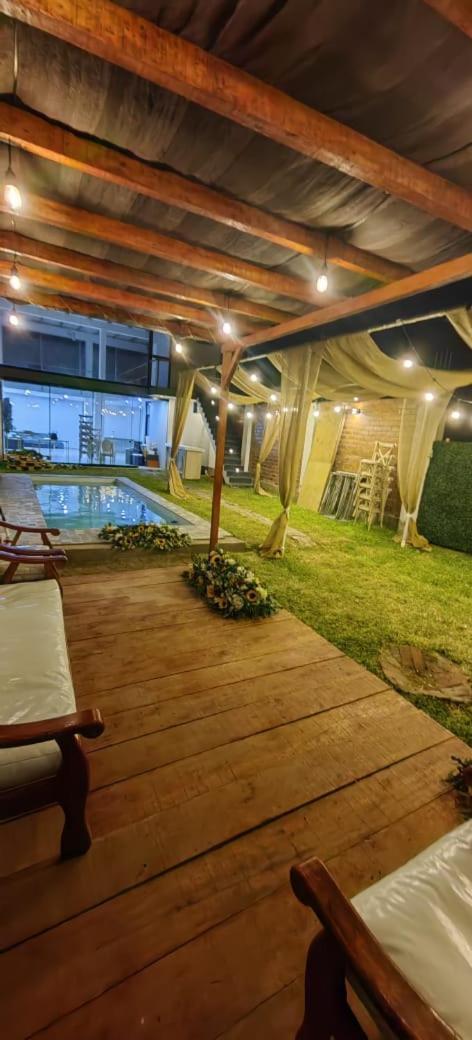 Casa De Playa Con Piscina Villa Ancon Exterior photo