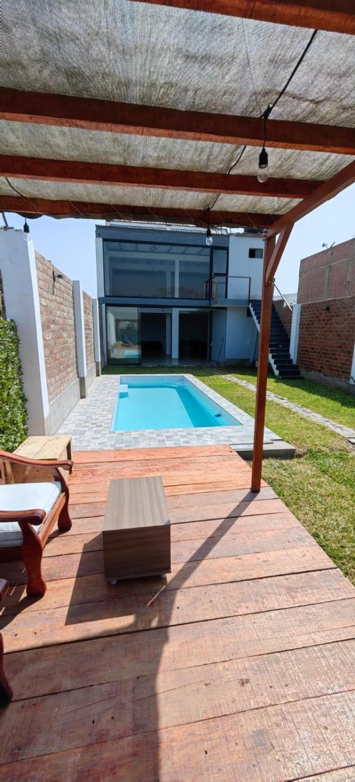 Casa De Playa Con Piscina Villa Ancon Exterior photo